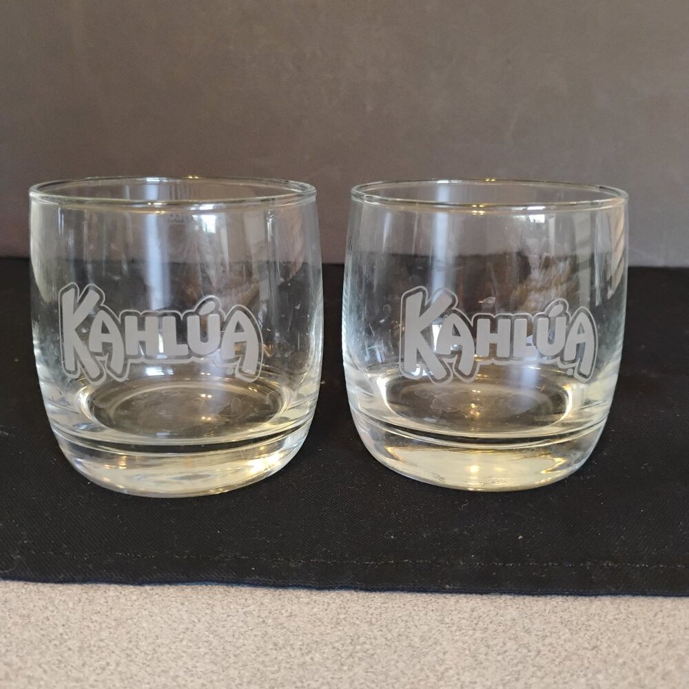 Kahlua Vintage Roly Poly Tumbler, set of 2